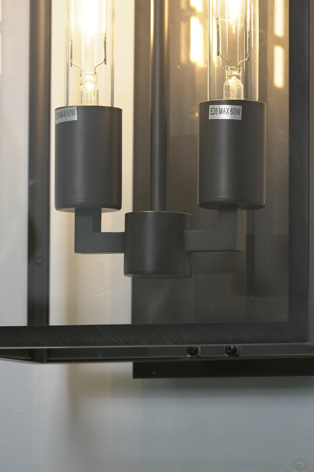 Brass Box Outdoor Wall Light