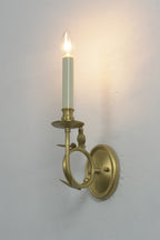 Brass Perched Bird Wall Light