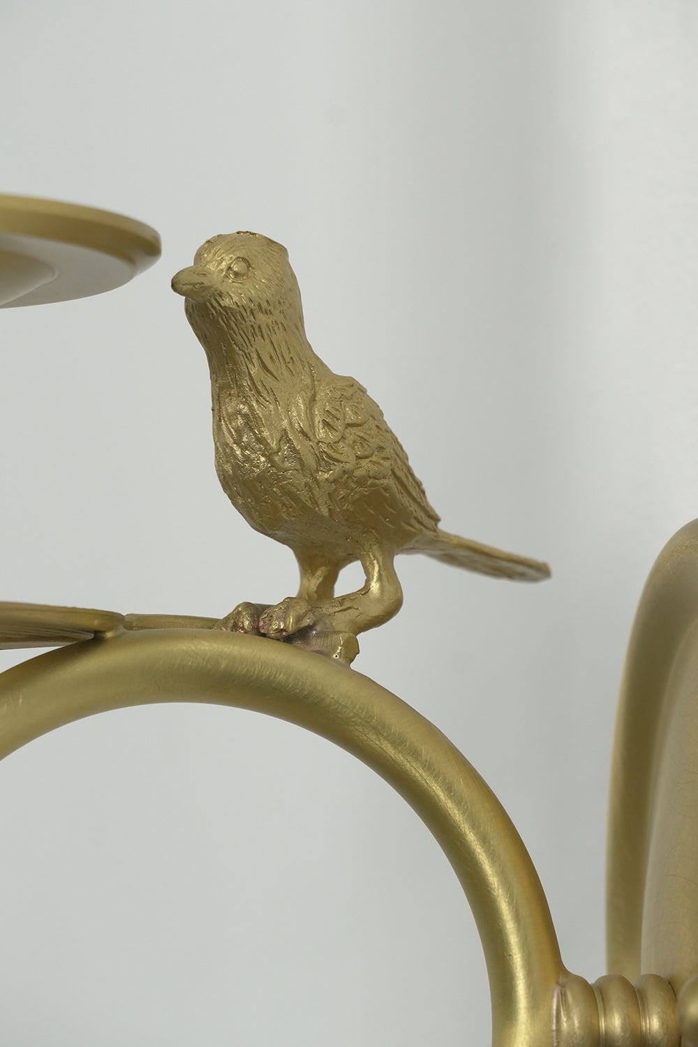 Brass Perched Bird Wall Light