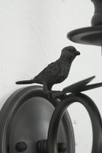 Brass Perched Bird Wall Light