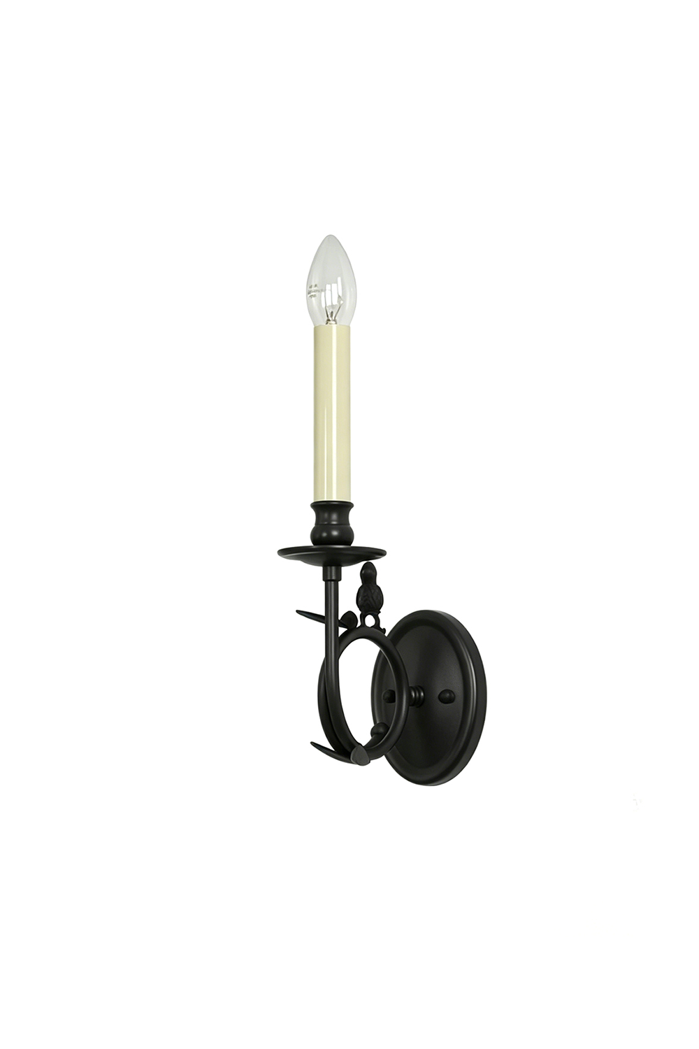 Brass Perched Bird Wall Light