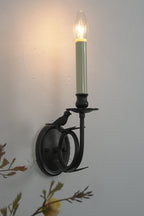 Brass Perched Bird Wall Light