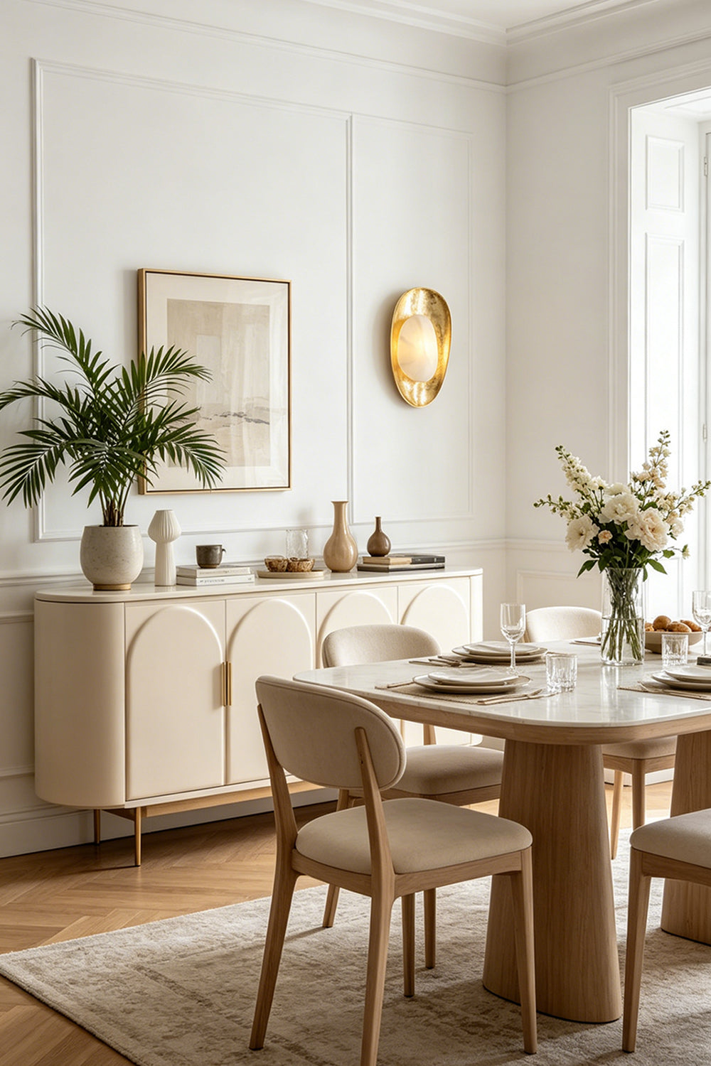 Caeliform Aurelia Alabaster Wall Lamp