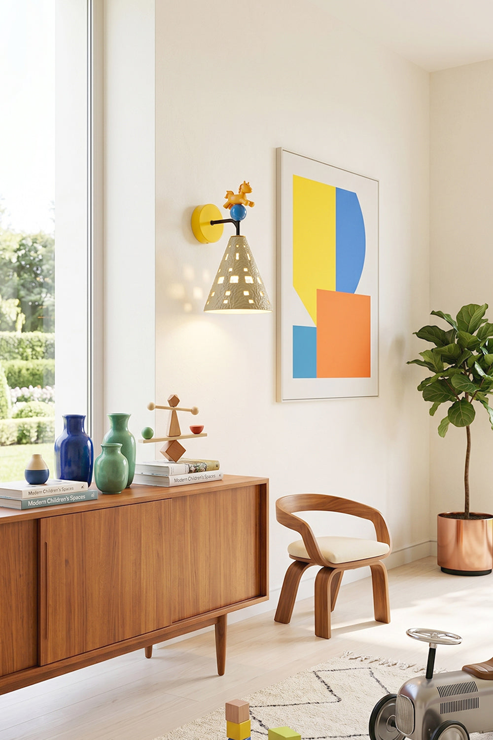 Carousel Horizon Ceramic Wall Sconce
