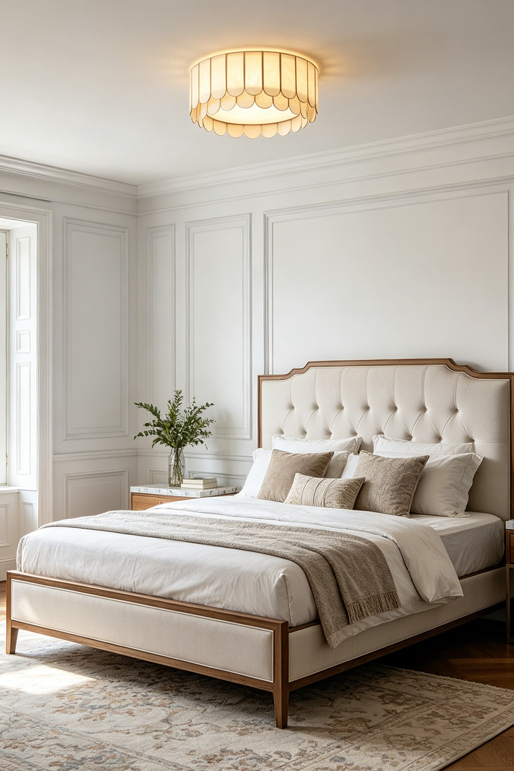 Ceiling Luxury Shell Ceiling Light