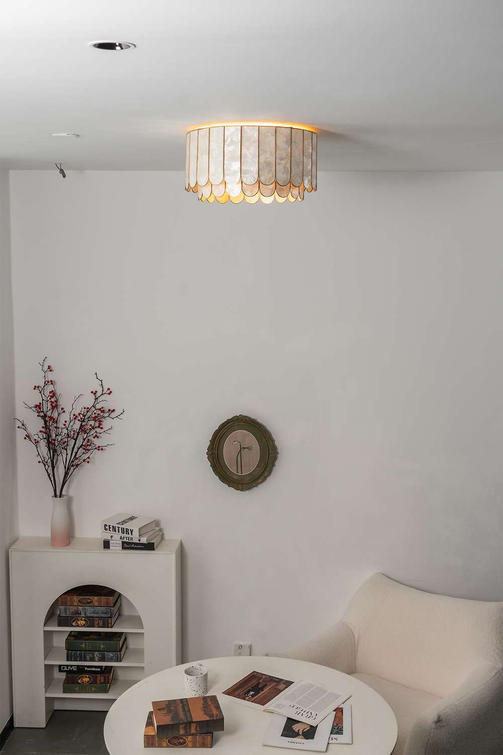 Ceiling Luxury Shell Ceiling Light