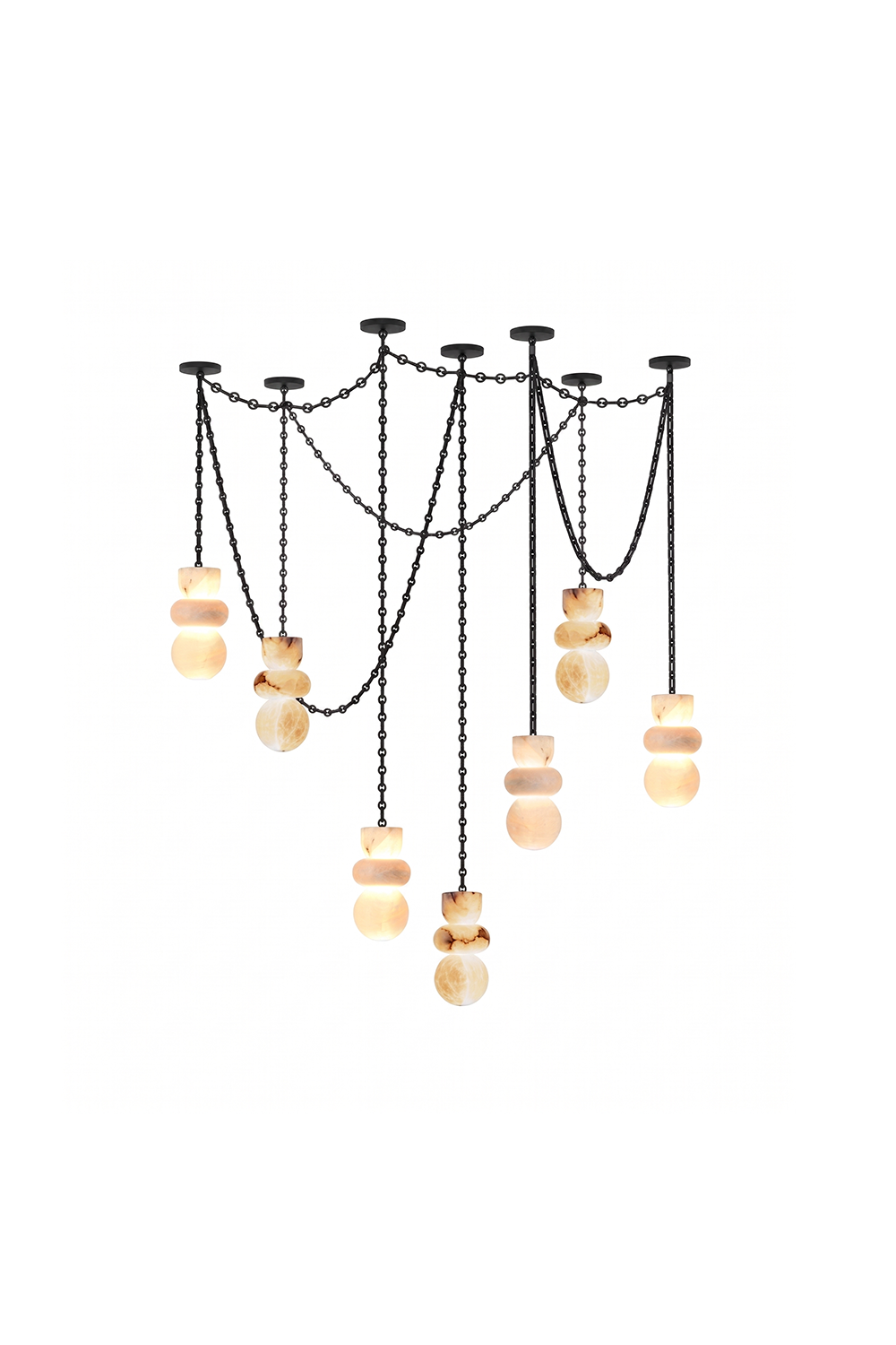 Celestial Alabaster Chandelier
