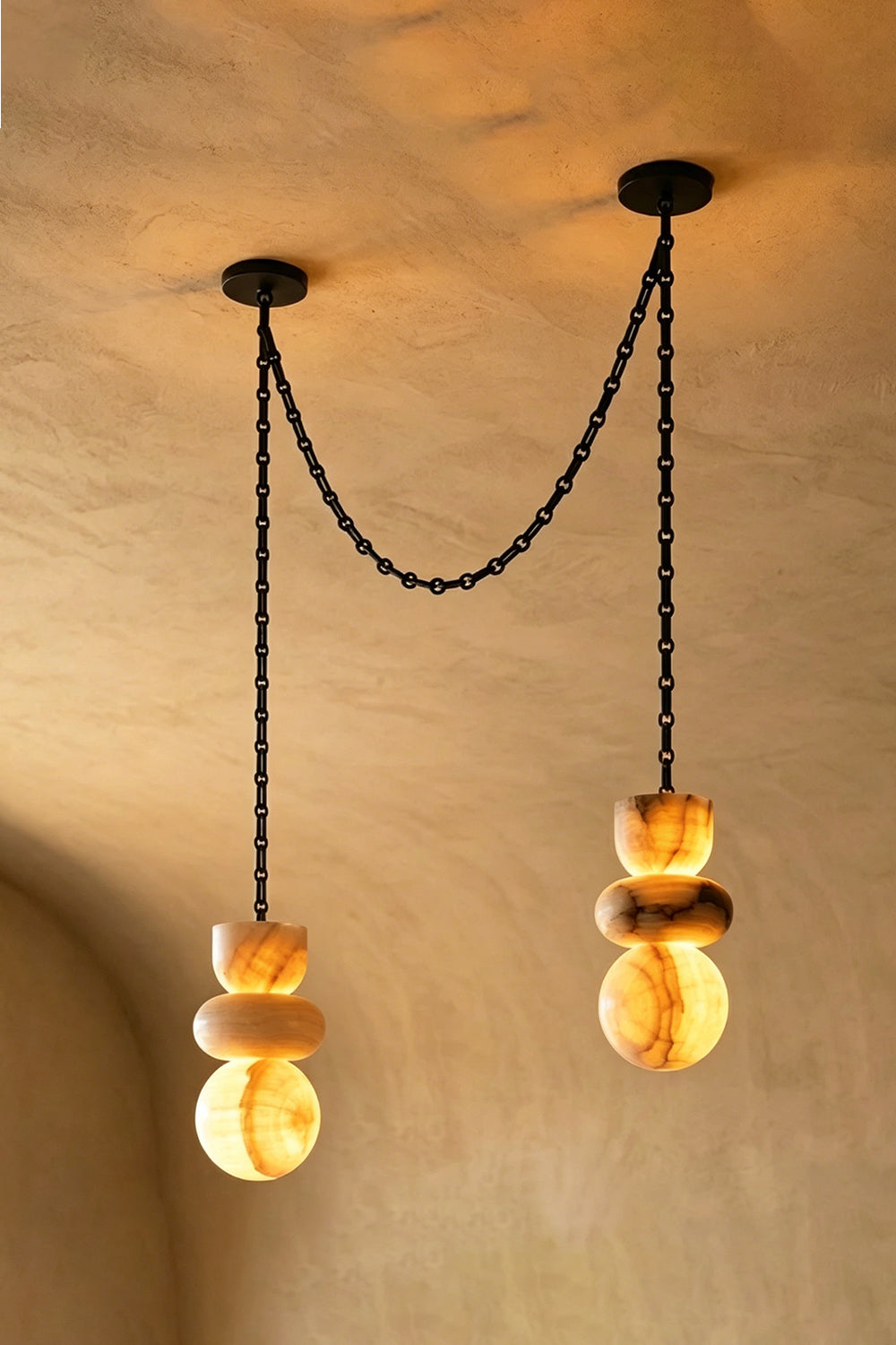 Celestial Alabaster Chandelier