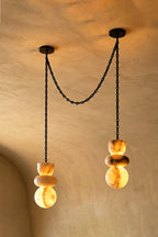 Celestial Alabaster Chandelier