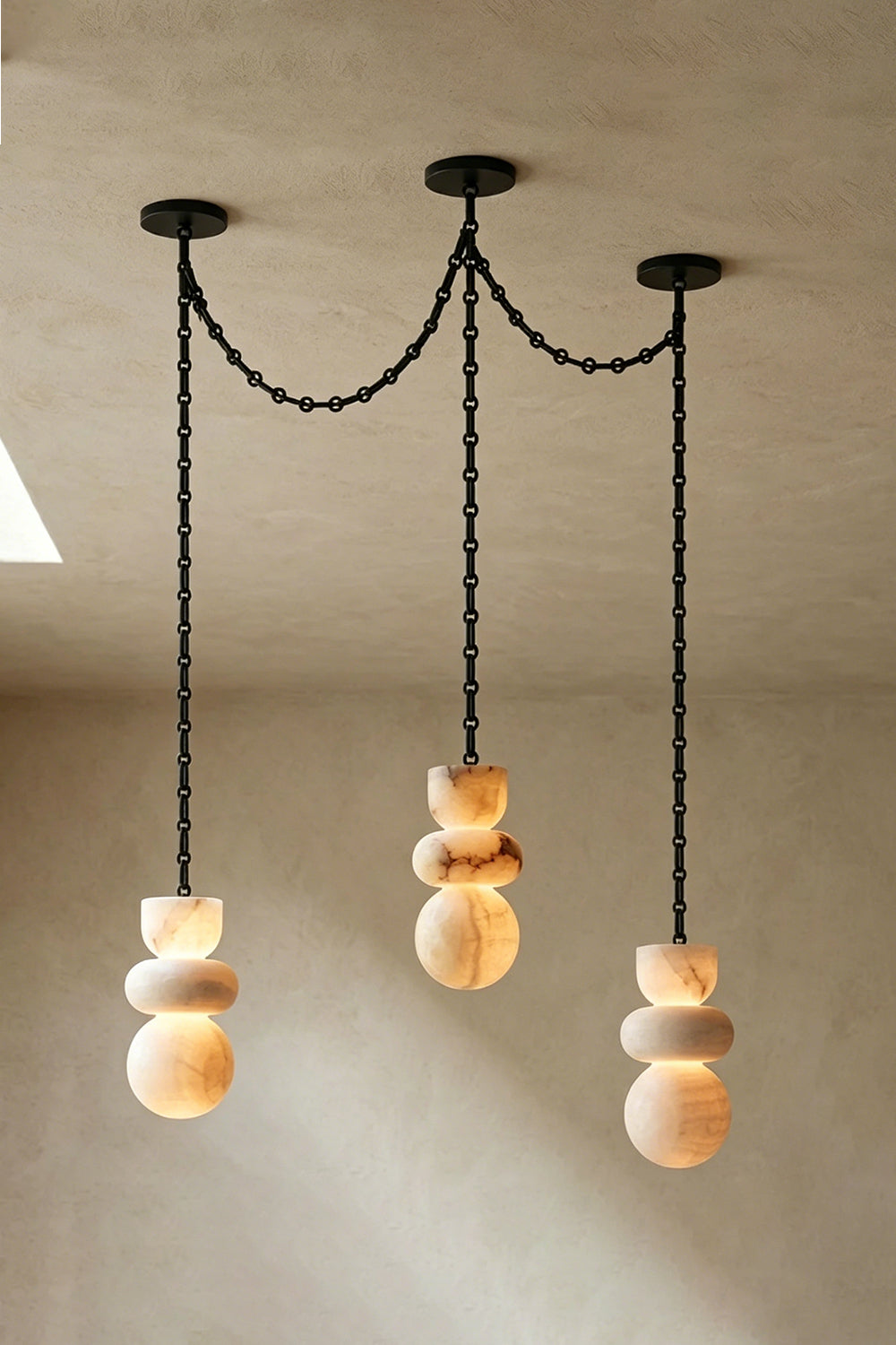 Celestial Alabaster Chandelier