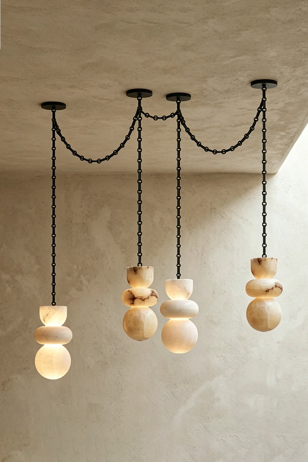 Celestial Alabaster Chandelier