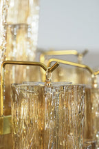Celestial Glass Cascade Chandelier