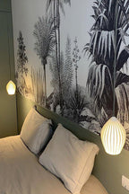 Ceramic Ribbed Pendant light