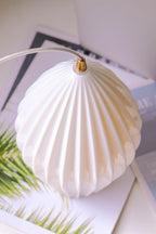 Ceramic Ribbed Pendant light