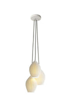 Ceramic Ribbed Pendant light