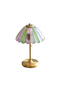 Clara Vintage Pastel Glass Table Lamp