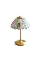 Clara Vintage Pastel Glass Table Lamp