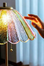 Clara Vintage Pastel Glass Table Lamp