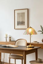 Clara Vintage Pastel Glass Table Lamp