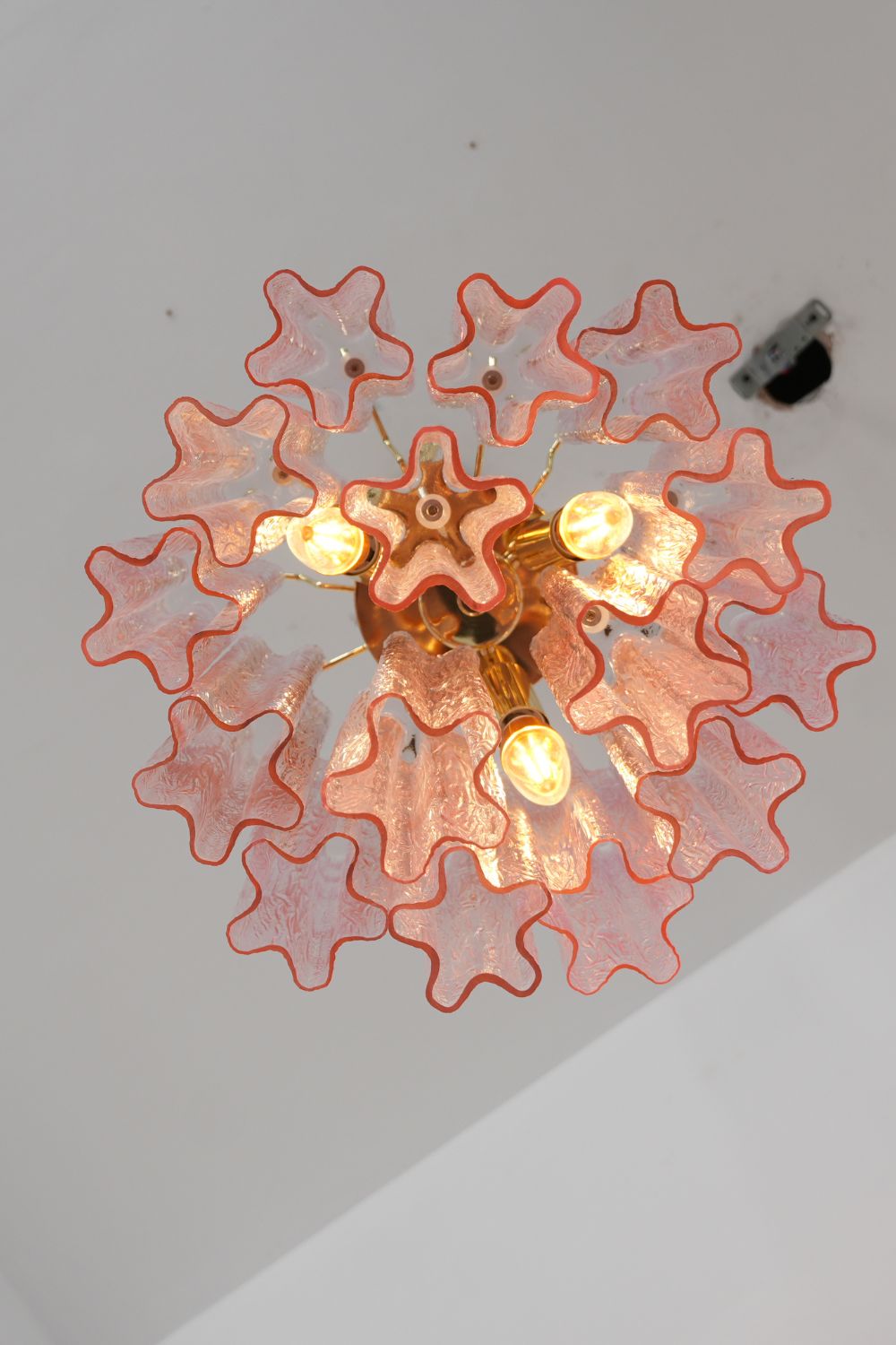 Classic Italian Art Rose Chandelier