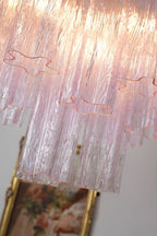 Classic Italian Art Rose Chandelier