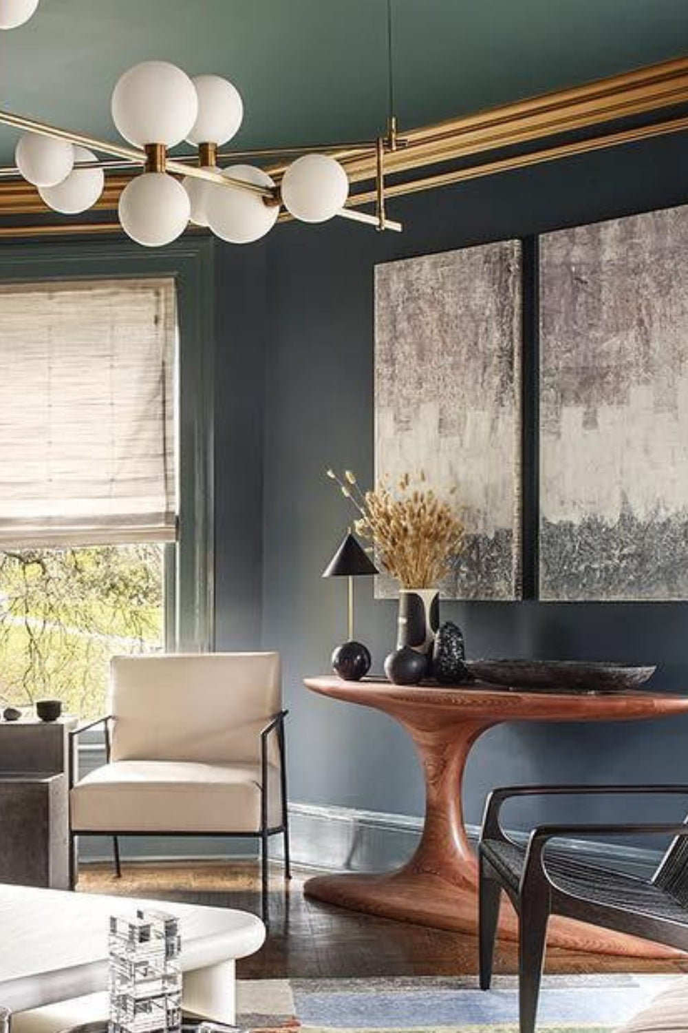 Cleo Orb Base Table Lamp