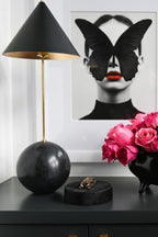Cleo Orb Base Table Lamp