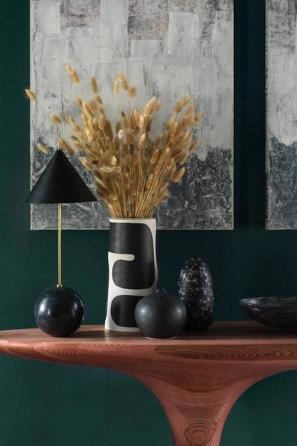 Cleo Orb Base Table Lamp