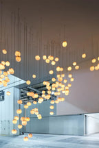 Clustered Glass Globe Pendant Lamp