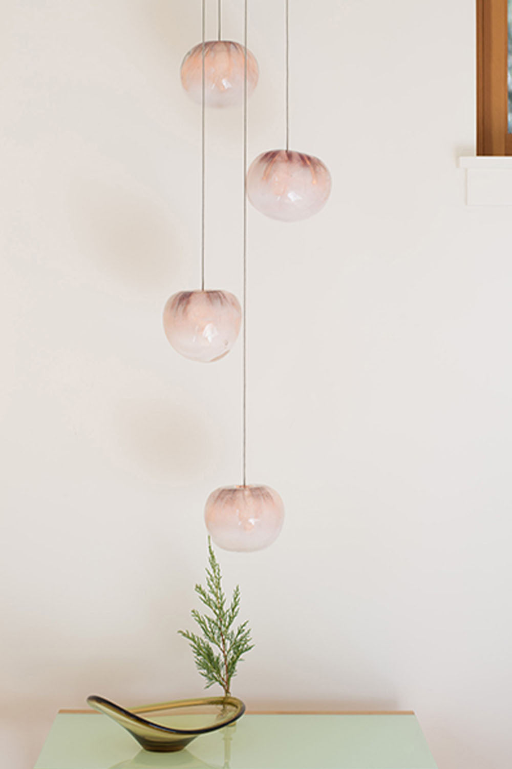 Clustered Glass Globe Pendant Lamp
