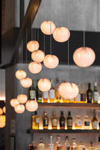 Clustered Glass Globe Pendant Lamp
