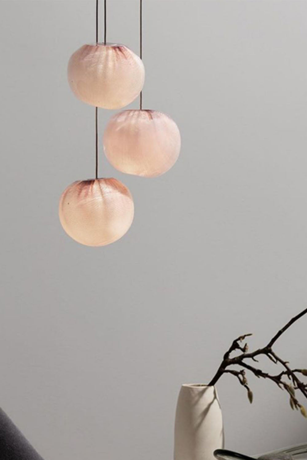 Clustered Glass Globe Pendant Lamp