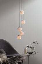 Clustered Glass Globe Pendant Lamp