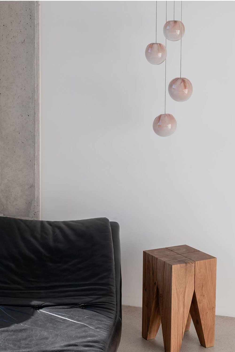 Clustered Glass Globe Pendant Lamp