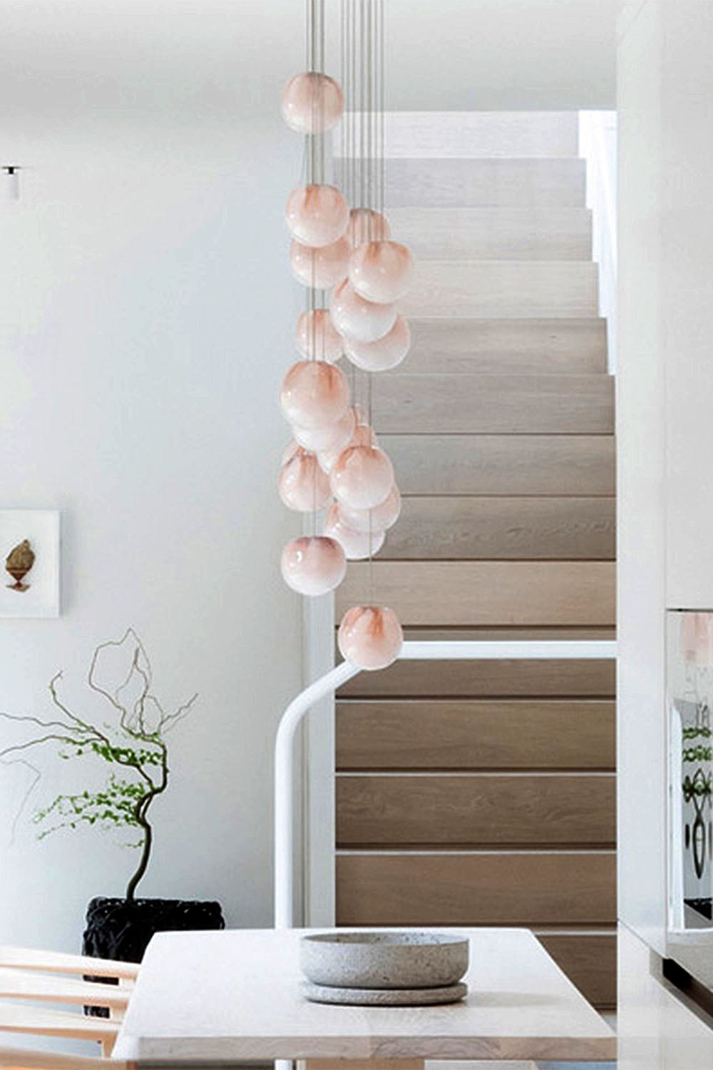 Clustered Glass Globe Pendant Lamp