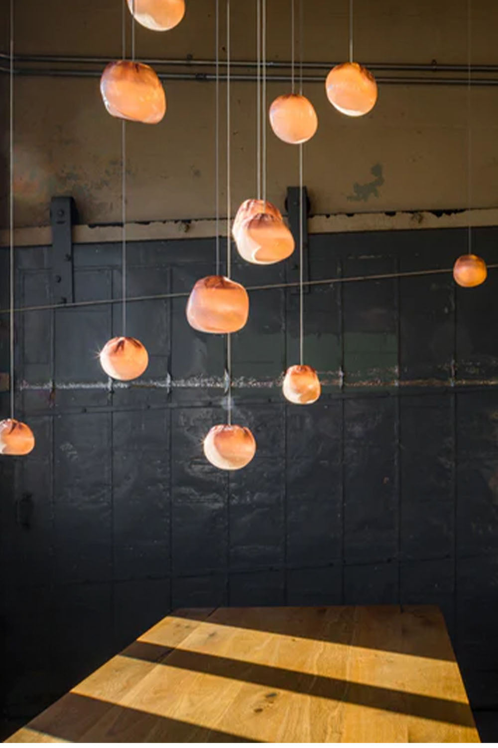 Clustered Glass Globe Pendant Lamp