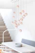 Clustered Glass Globe Pendant Lamp