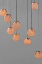 Clustered Glass Globe Pendant Lamp