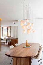Clustered Glass Globe Pendant Lamp