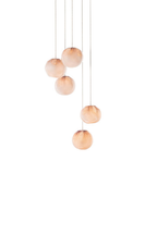 Clustered Glass Globe Pendant Lamp