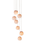 Clustered Glass Globe Pendant Lamp