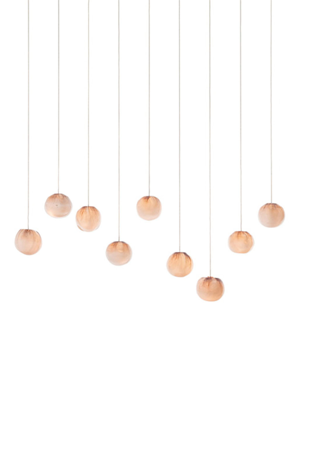 Clustered Glass Globe Pendant Lamp