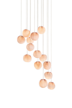 Clustered Glass Globe Pendant Lamp