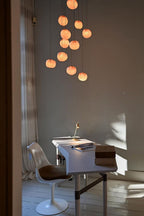 Clustered Glass Globe Pendant Lamp