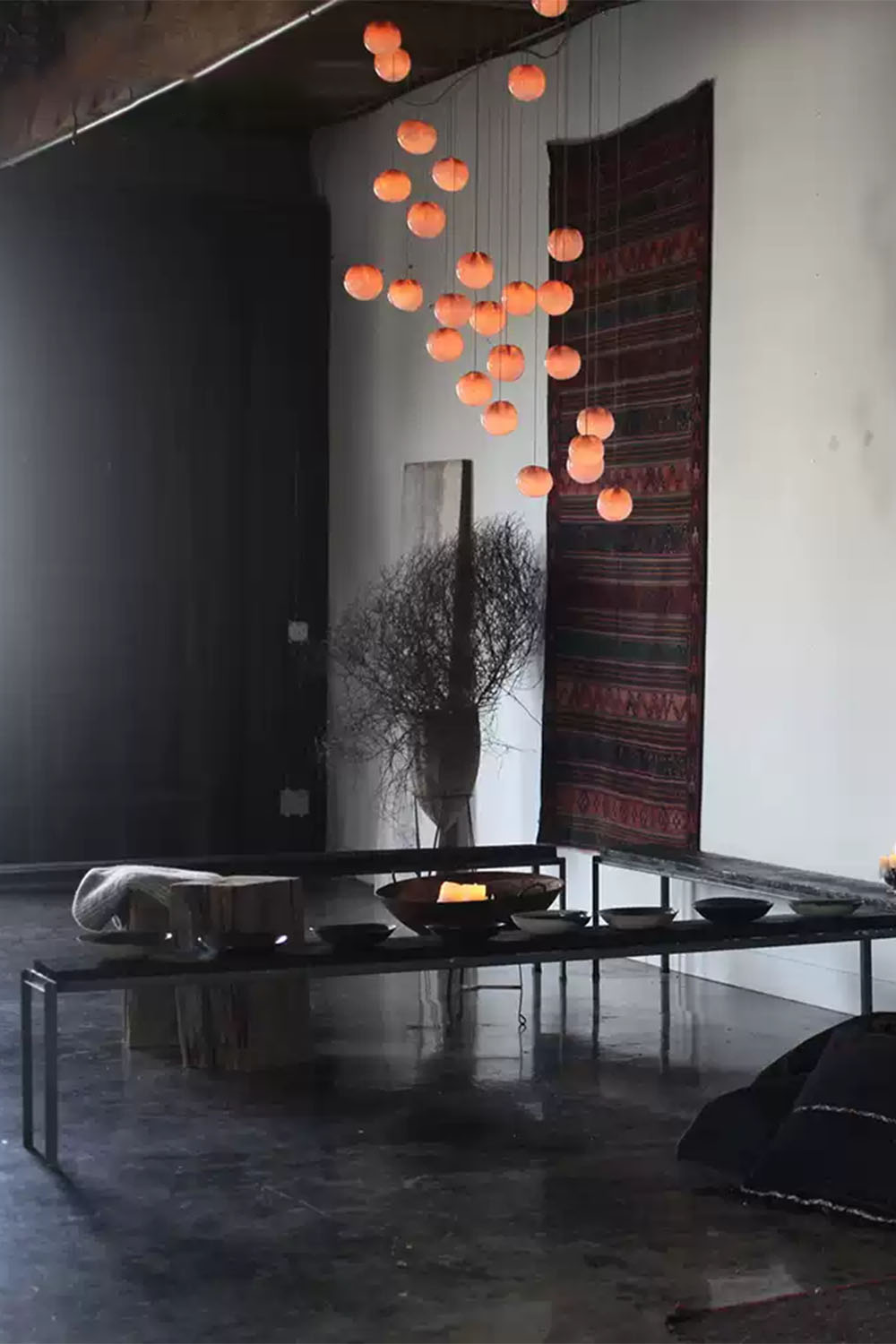 Clustered Glass Globe Pendant Lamp