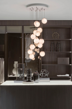 Clustered Glass Globe Pendant Lamp