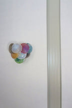 Colorful Art Glass Discs Wall Lamp