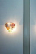 Colorful Art Glass Discs Wall Lamp