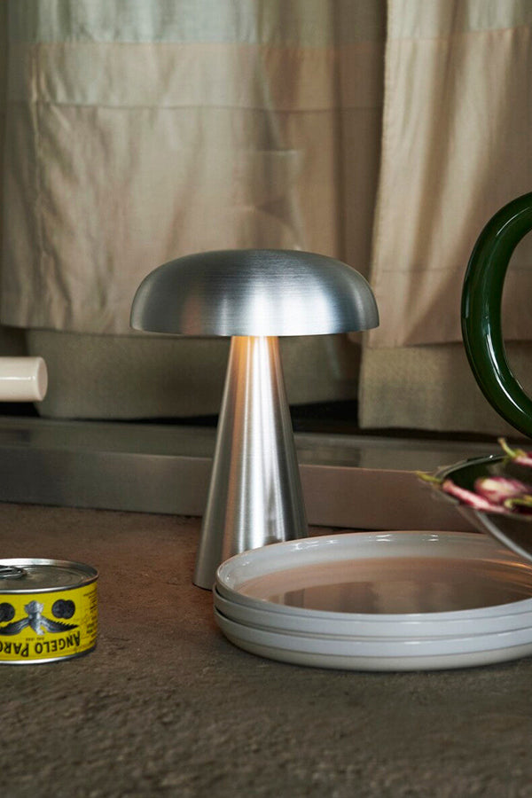 Cordless Mushroom Table Lamp