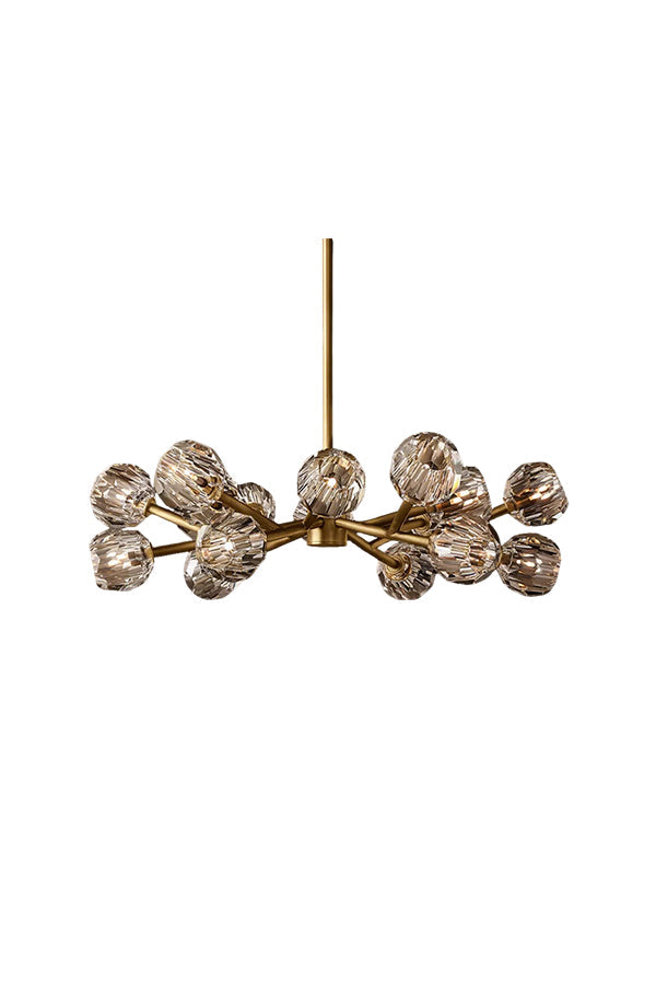 Crystal Ball Round Chandelier